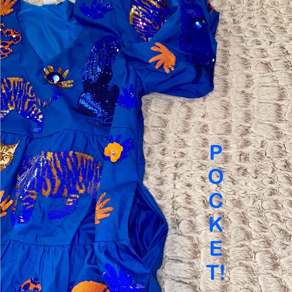 QUEEN OF SPARKLES QOS Animal Icon Dress size xs - Picture 6 of 10